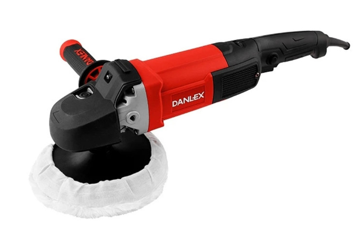 پولیش صنعتی دنلکس 180 میلیمتر 1500 وات مدل DX-9115 با دیمر تنظیم سرعت